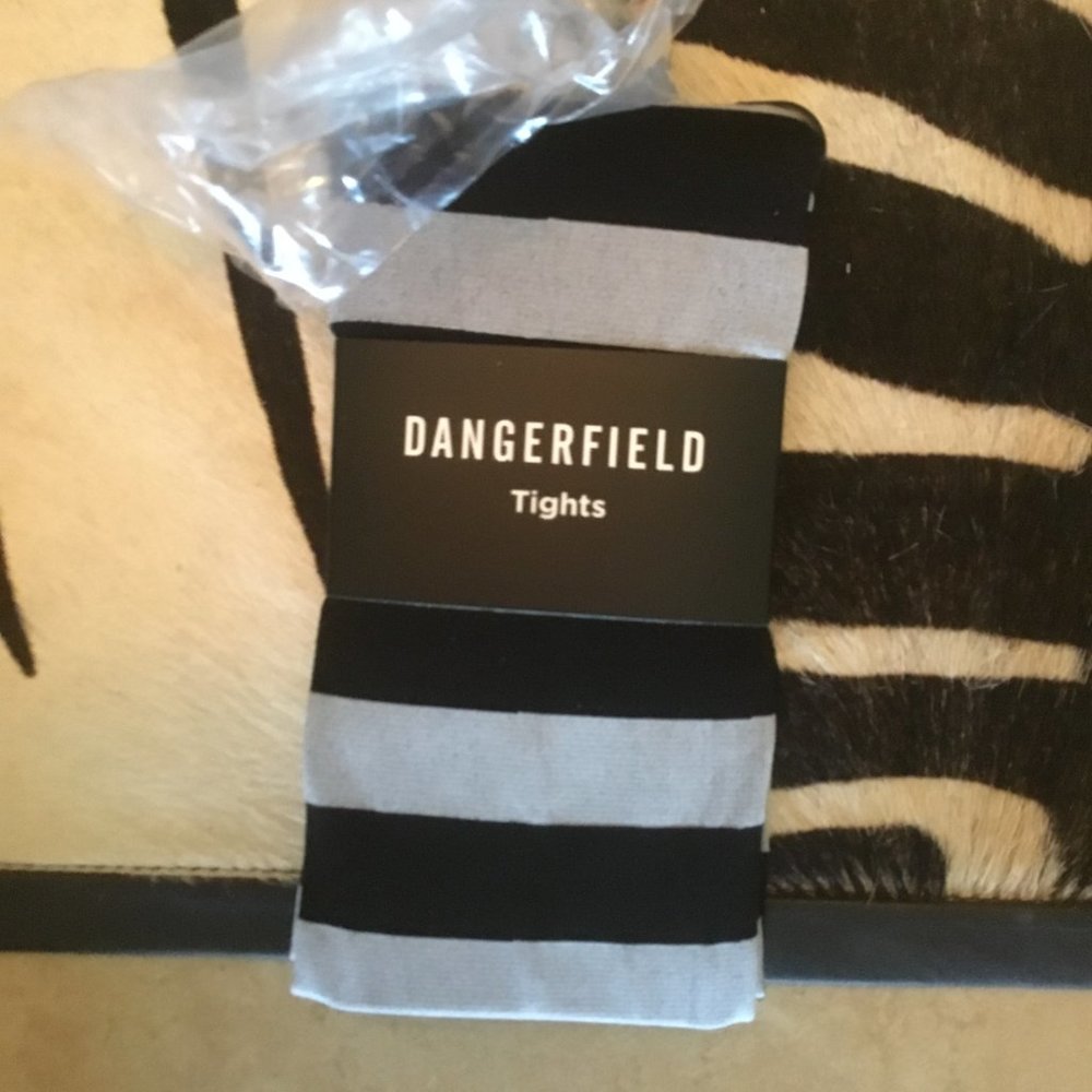 modcloth Dangerfield opaque Tights One Size  New